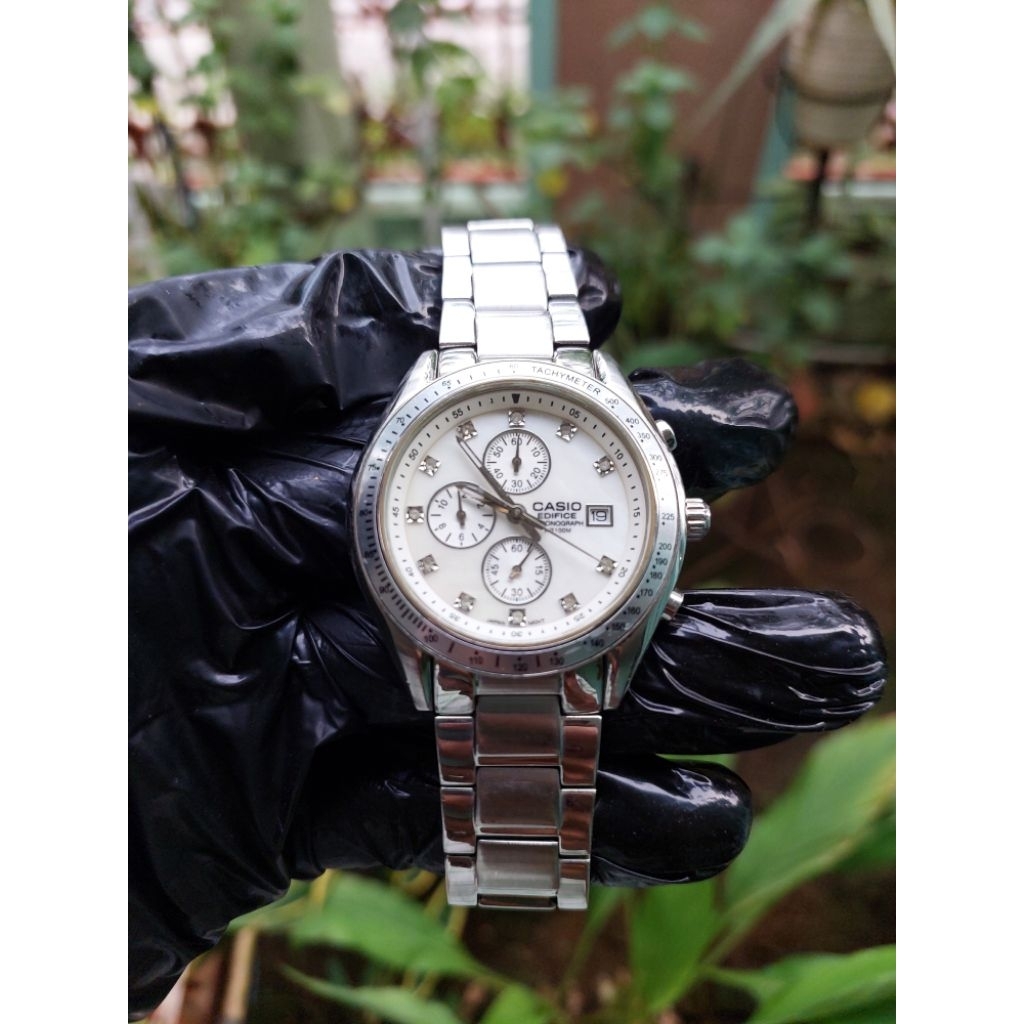 (Harga Net) Jam Tangan Casio Edifice EF-503 Chronograph Original Mesin Normal Tinggal Pakai Quartz/B