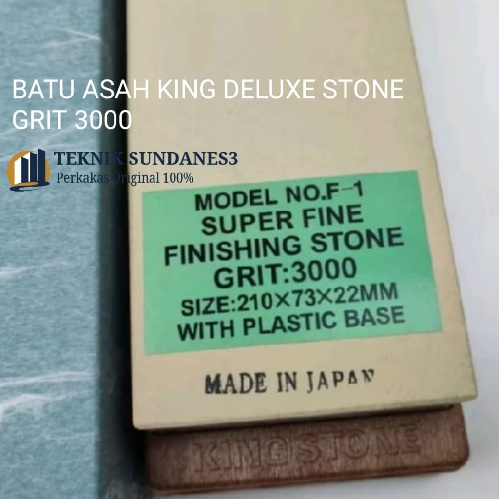 BATU ASAH KING DELUXE STONE GRIT 3000 ORIGINAL JAPAN BATU ASAH