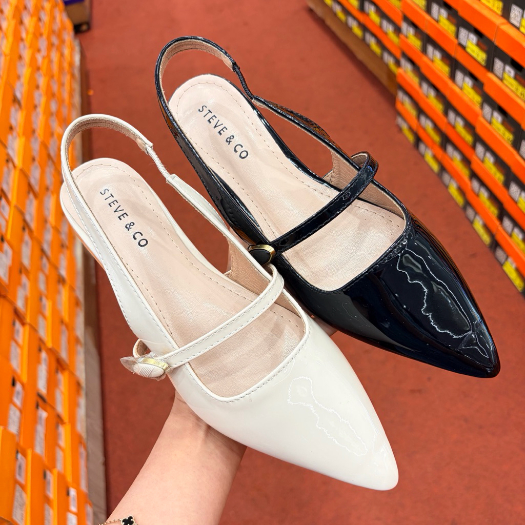STEVE & co  sepatu marry janes wedges 2 cm
