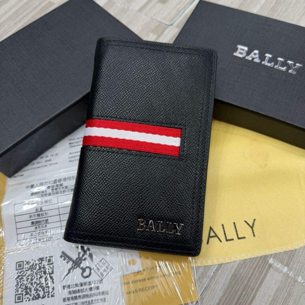 Dompet kulit 3/4 Bally dompet lipat tanggung kulit