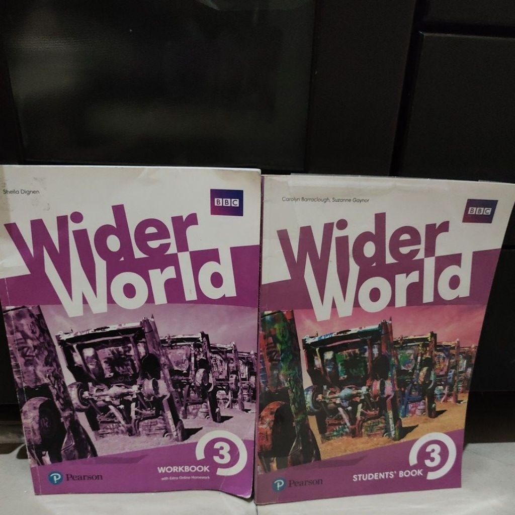 SET PEARSON WIDER WORLD 3 ORIGINAL BEKAS SECOND