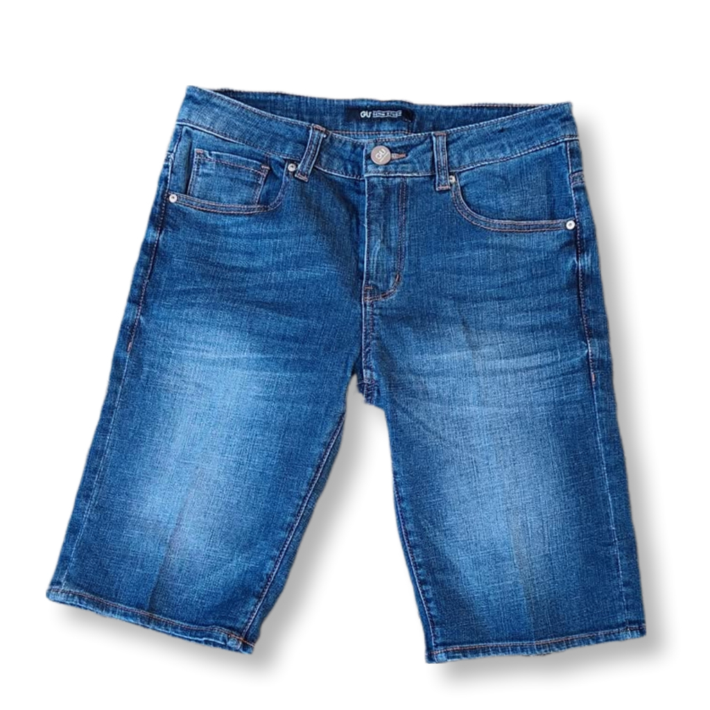 GU DENIM JEANS STUDIO SHORT PANTS | CELANA PENDEK | MNZA