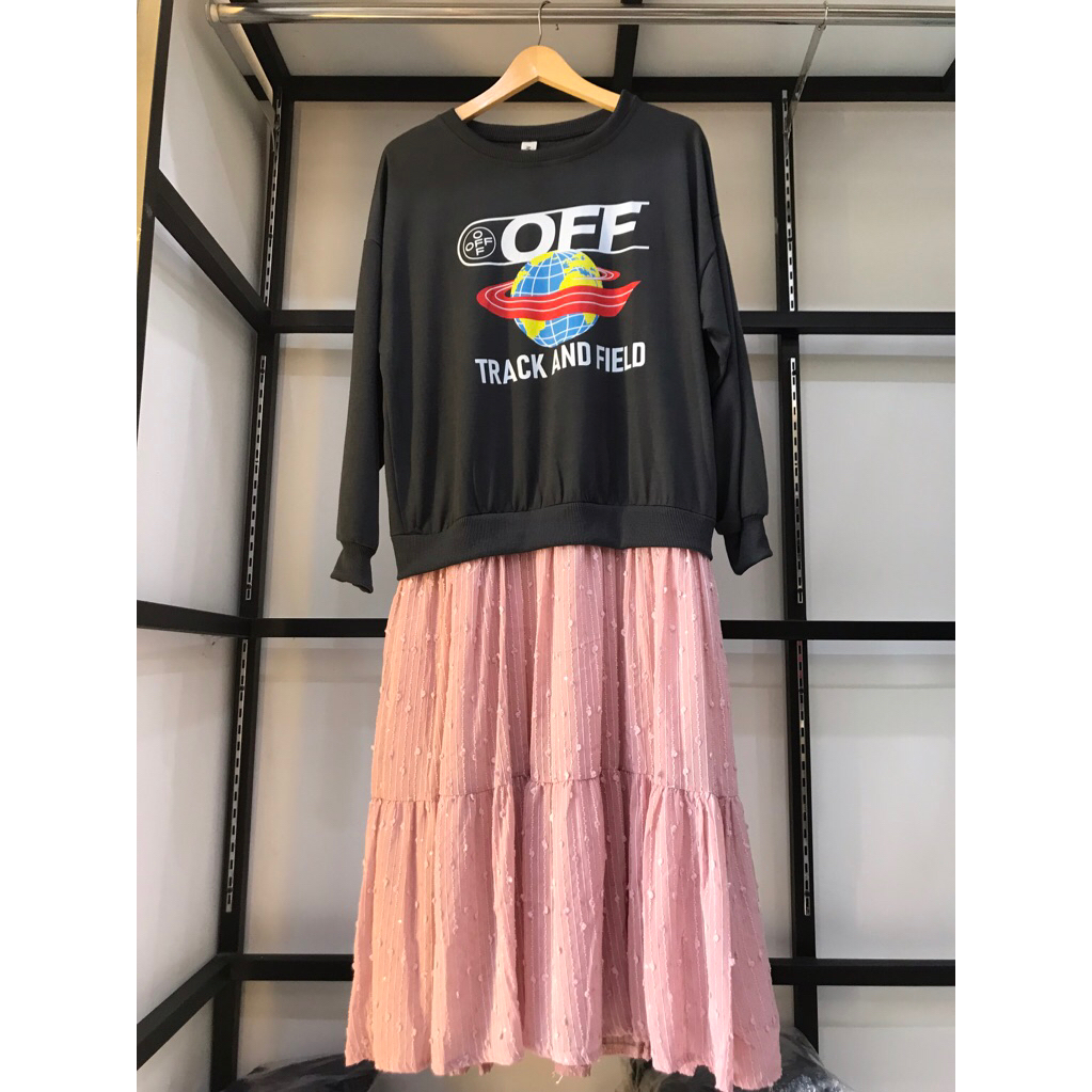Dress sweater rok ld 120-125cm