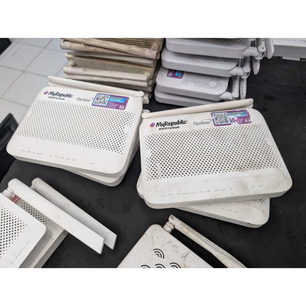 ROUTER WIFI FIBERHOME D2/F1/F3/C7 (HG6145D2 / HG6145F1 / HG6045F3 / HG6543C7 ) GPON + ADAPTOR