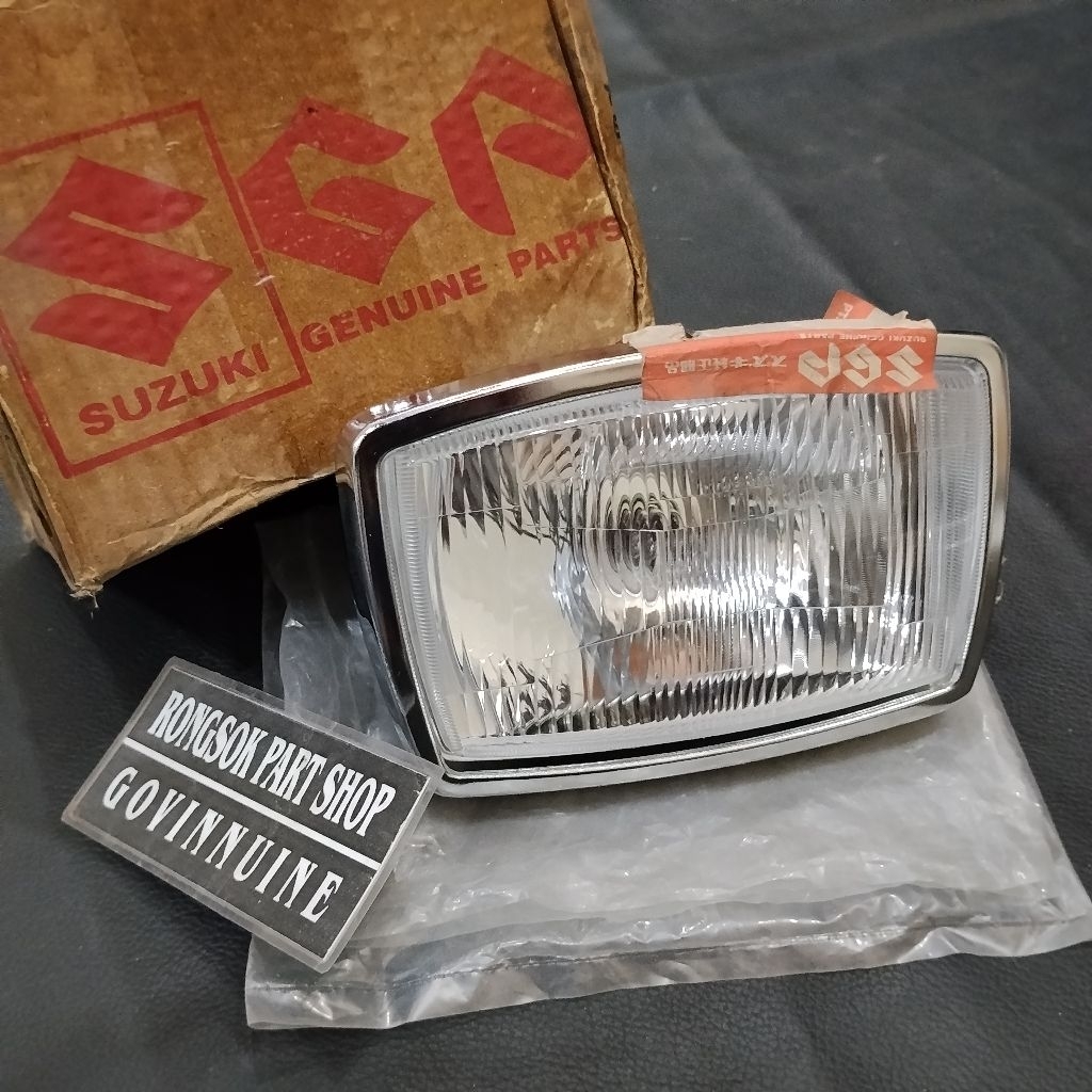 reflektor lampu depan suzuki rc80 rc100 rc 80 100 bravo ori asli nos sgp