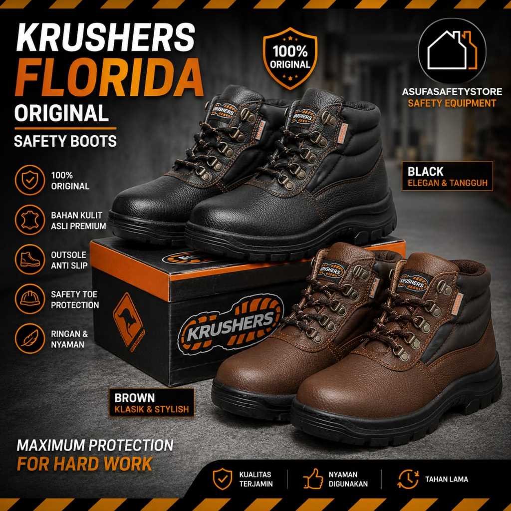 SEPATU SAFETY KRUSHER FLORIDA