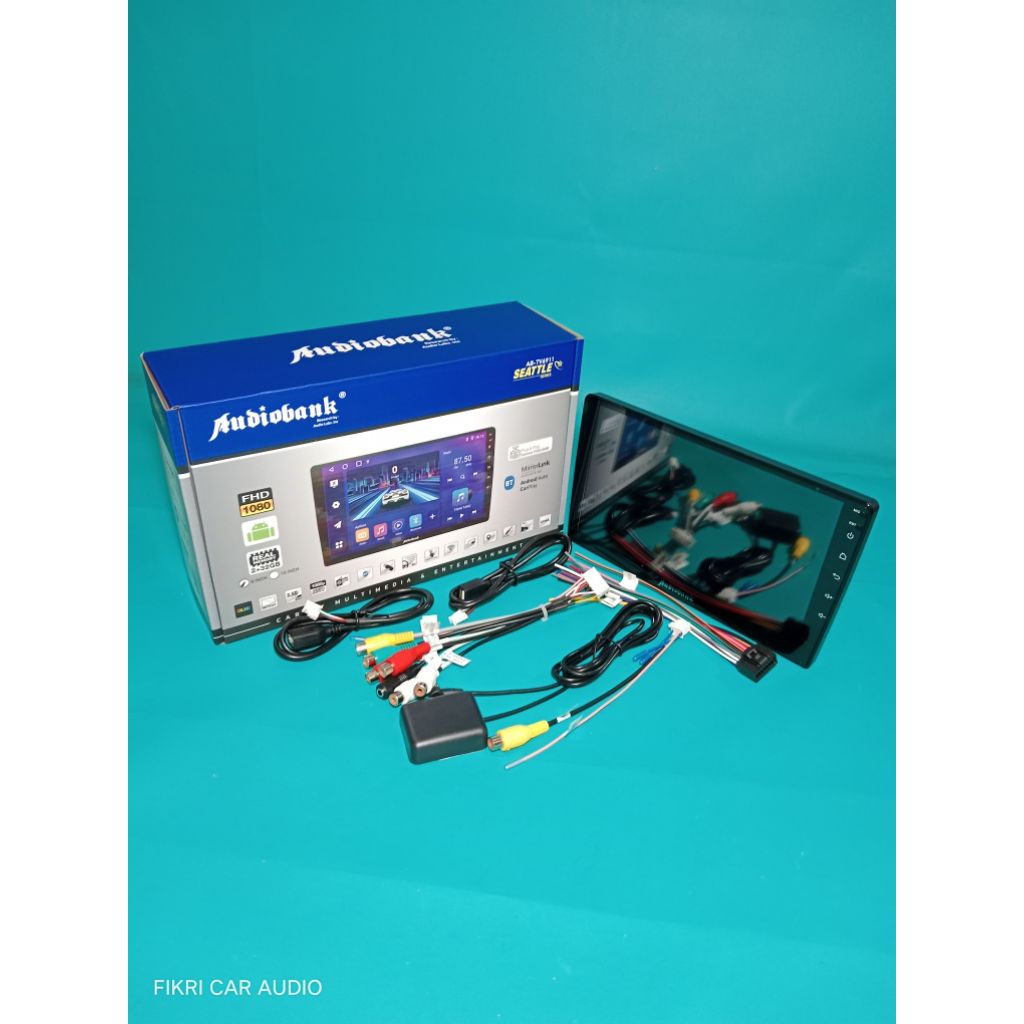 Head Unit Android AUDIOBANK seri AB-TV6911 SEATTLE Series 9 Inch Ram 2/32 OS12 OLED