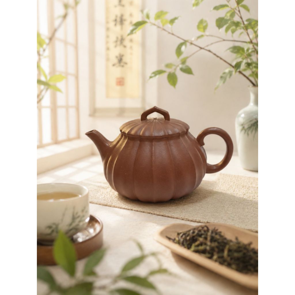 TeaPot YiXing Model Labu/TeaPot YiXing Bunga Teratai