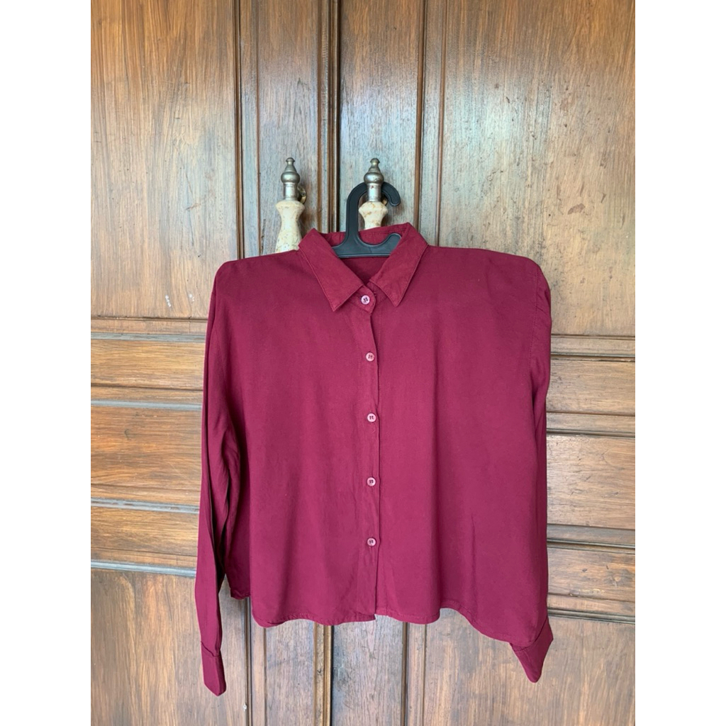 preloved kemeja linen