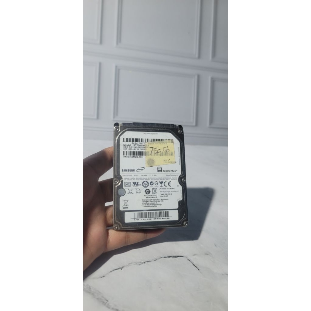 hardisk 750gb copotan Laptop