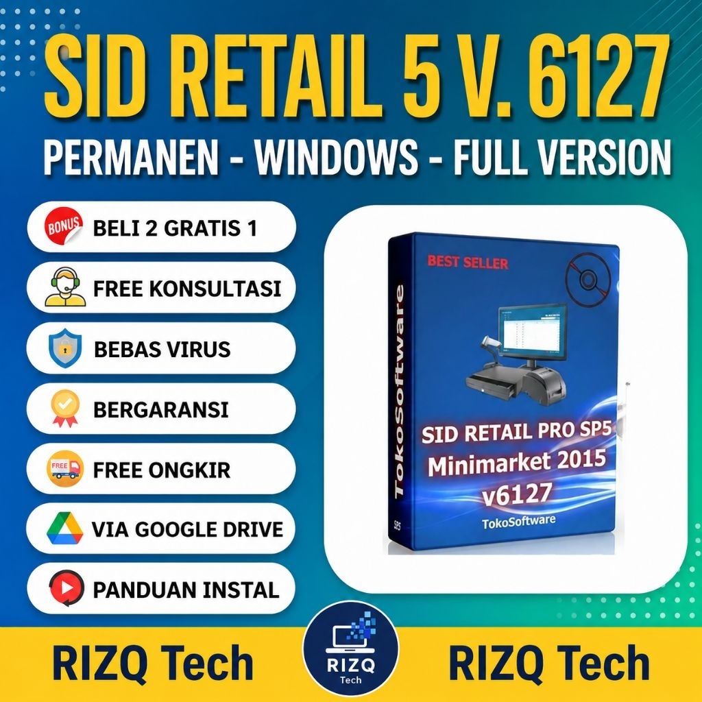 Software Kasir Warung & Toko - SID Retail Pro V6127