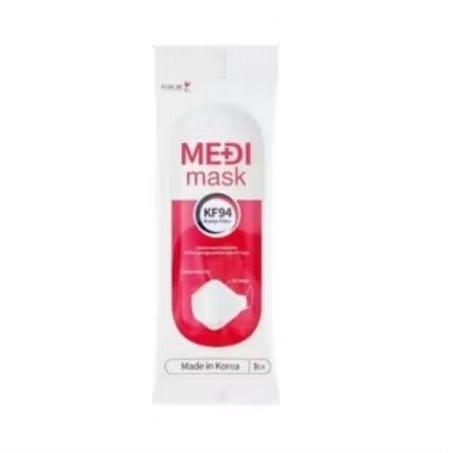 medi mask KF-94/masker medis/masker sekali pakai/setara N-95
