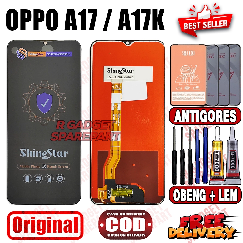 LCD OPPO A17 / A17K ORIGINAL LCD TOUCHSCREEN OPPO A17 / A17K FULLSET