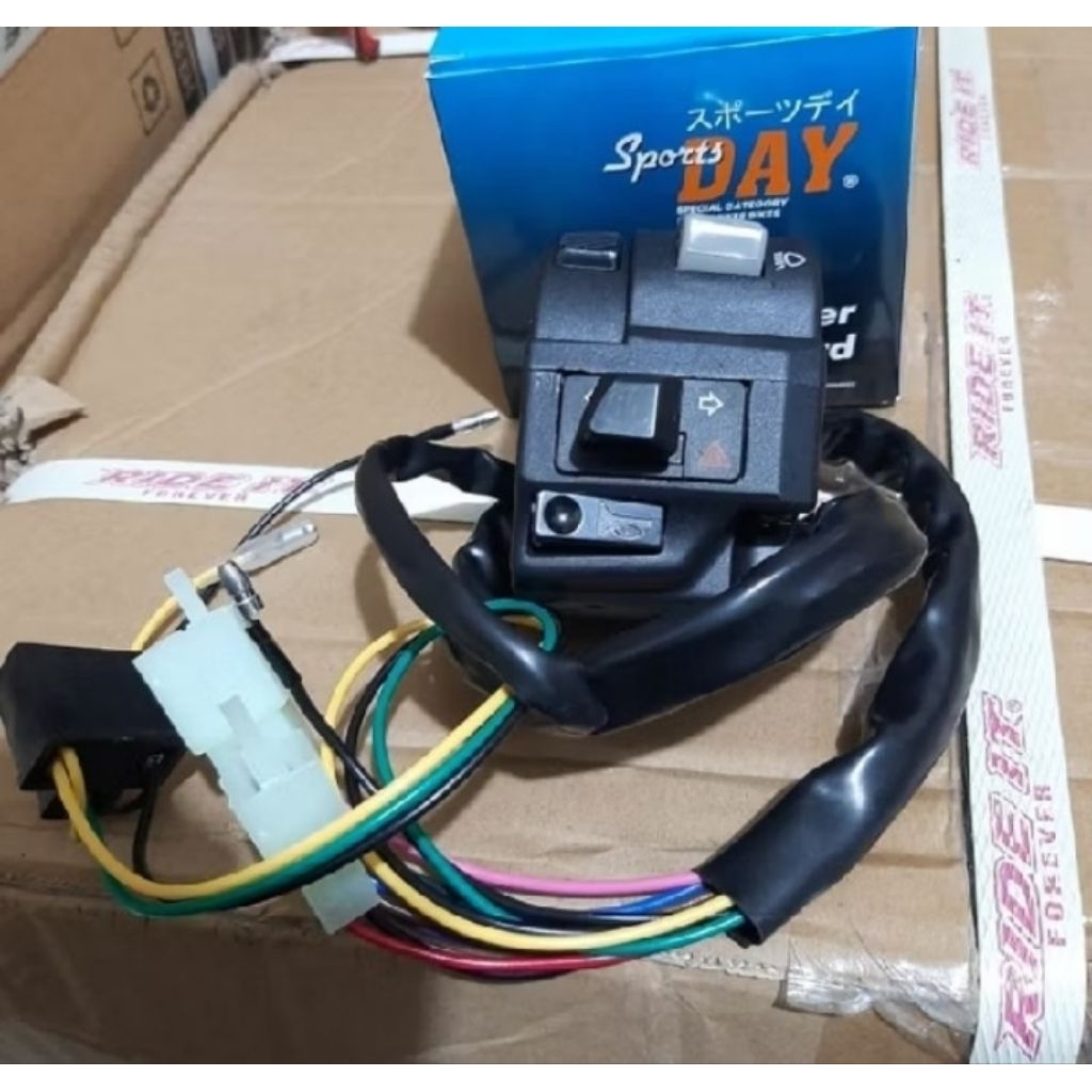 SAKLAR KIRI MOTOR VIXION OLD + HAZARD ORIGINAL SPORTDAY UNIVERSAL