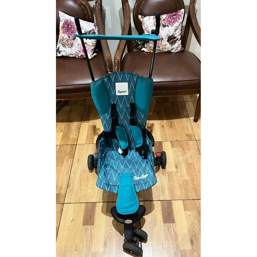 Preloved stroller merk cocolatte tipe iSport warna tosca
