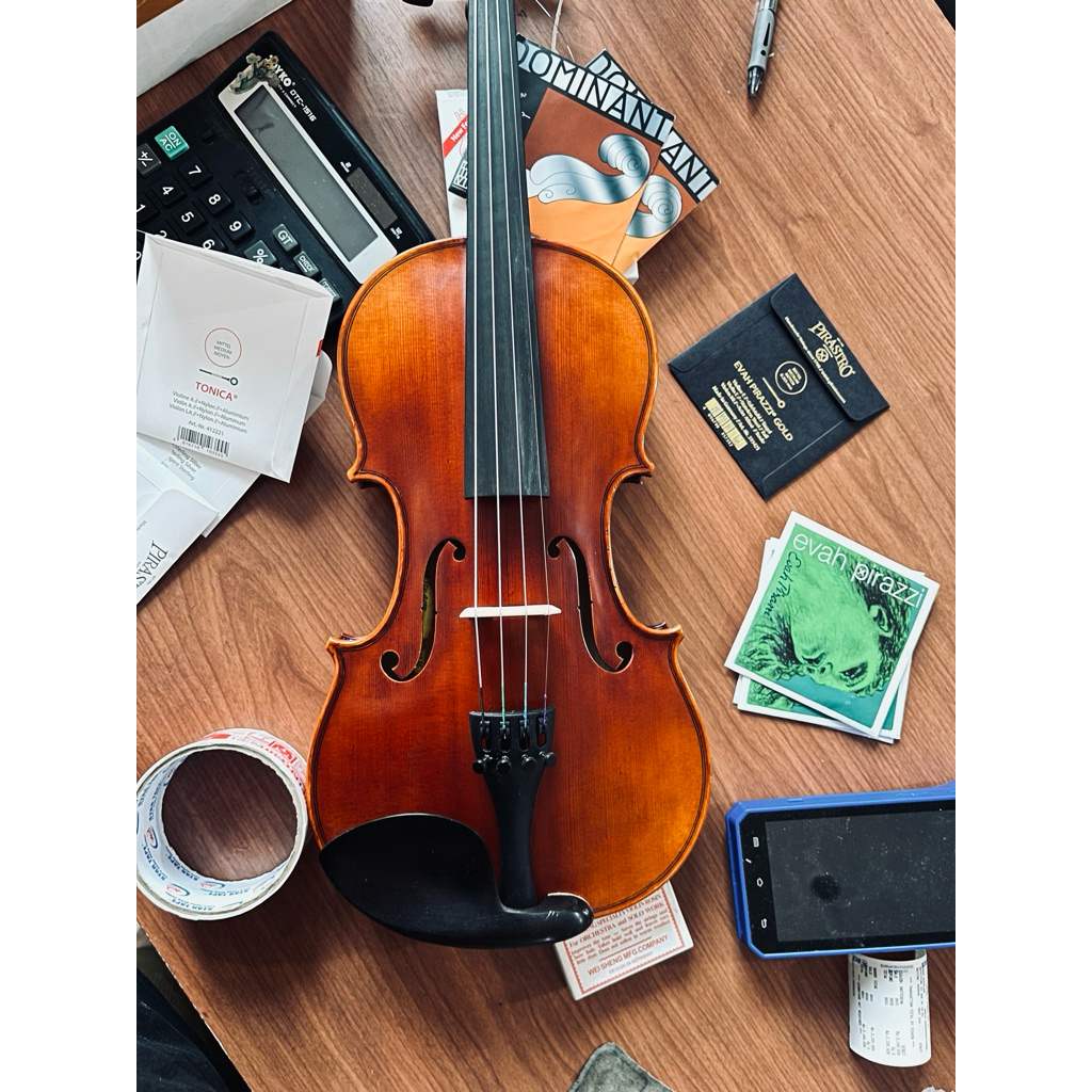 Biola Scott Cao 017E/Violin Scott cao 017E Solid wood Berkualitas - Size tanyakan