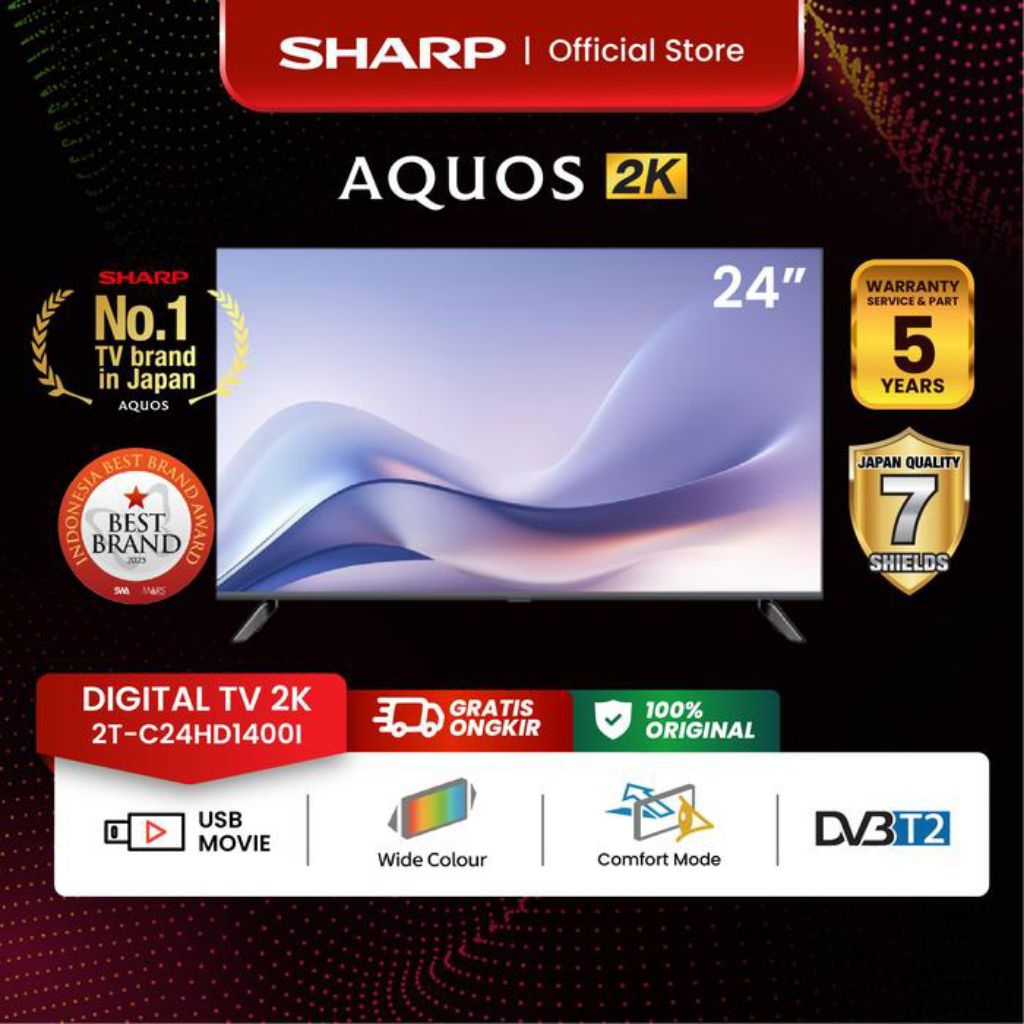 televisi Sharp 24HD1500 Digital Tv