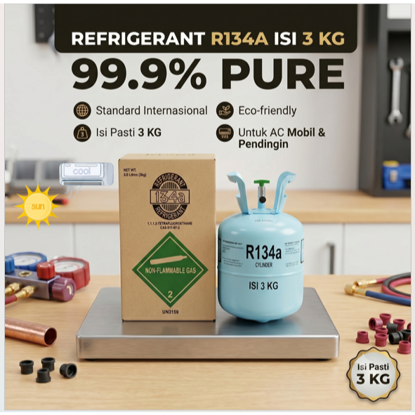 REFRIGERANT R 134 A ISI 3 KG