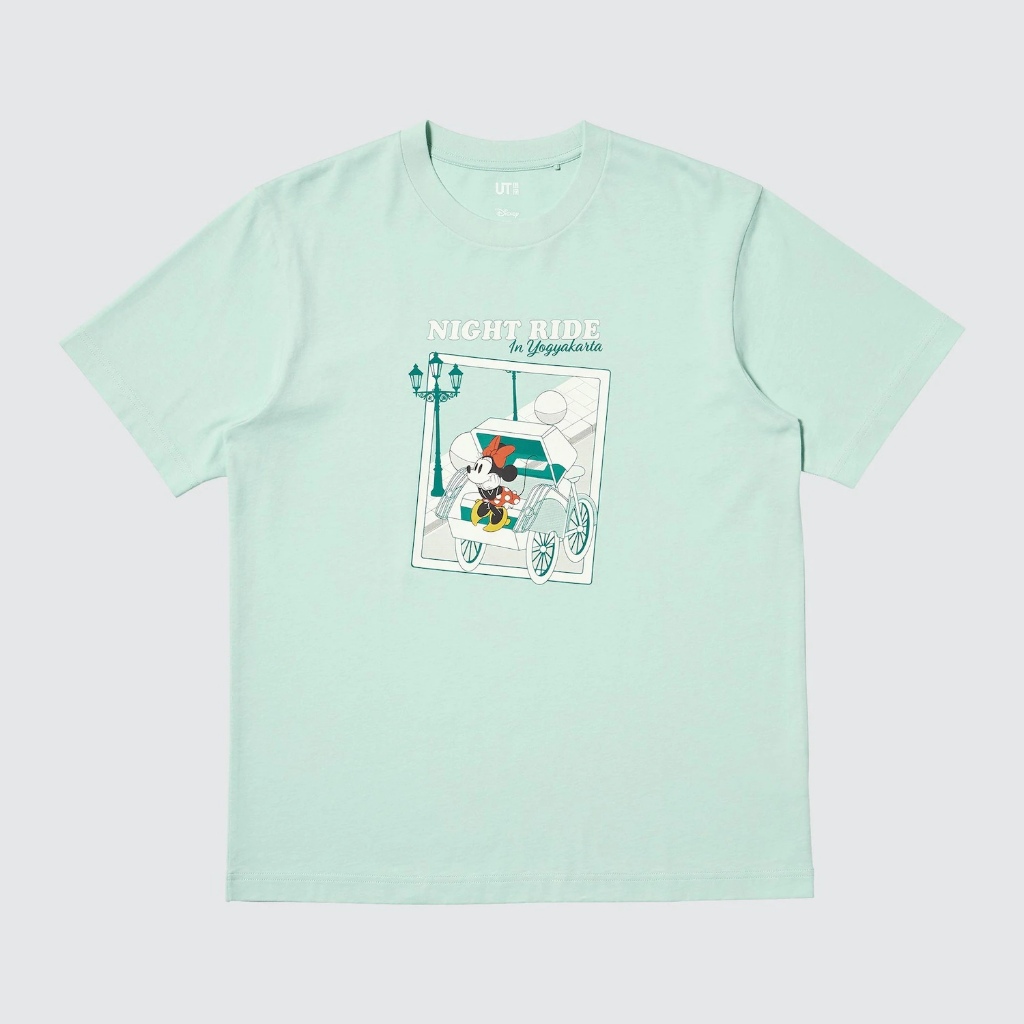 Tshirt Uniqlo x Mickey Mouse (Yogyakarta) | UT Mickey Mouse in Indonesia Kaos Lengan Pendek Unisex -