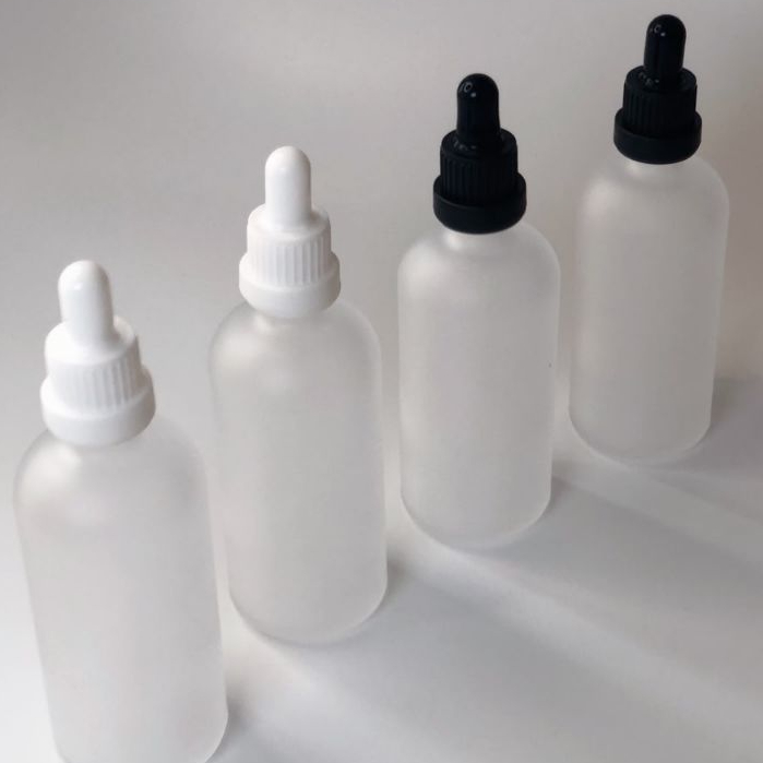 Botol Serum Skincare Essence Dropper Pipet Kaca Clear Botol Kaca Doff 100ml Botol Kosong Refill Oil 