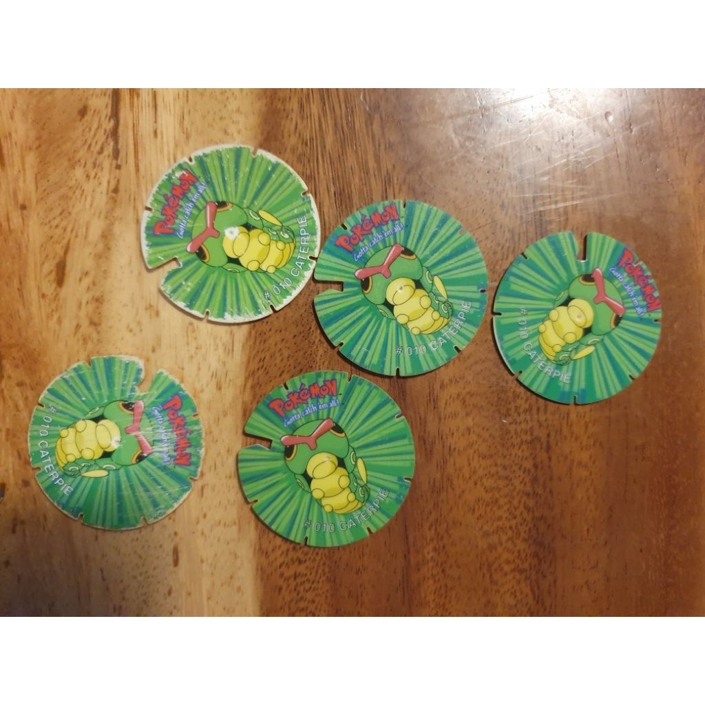 Tazos Spin Pokemon Caterpie