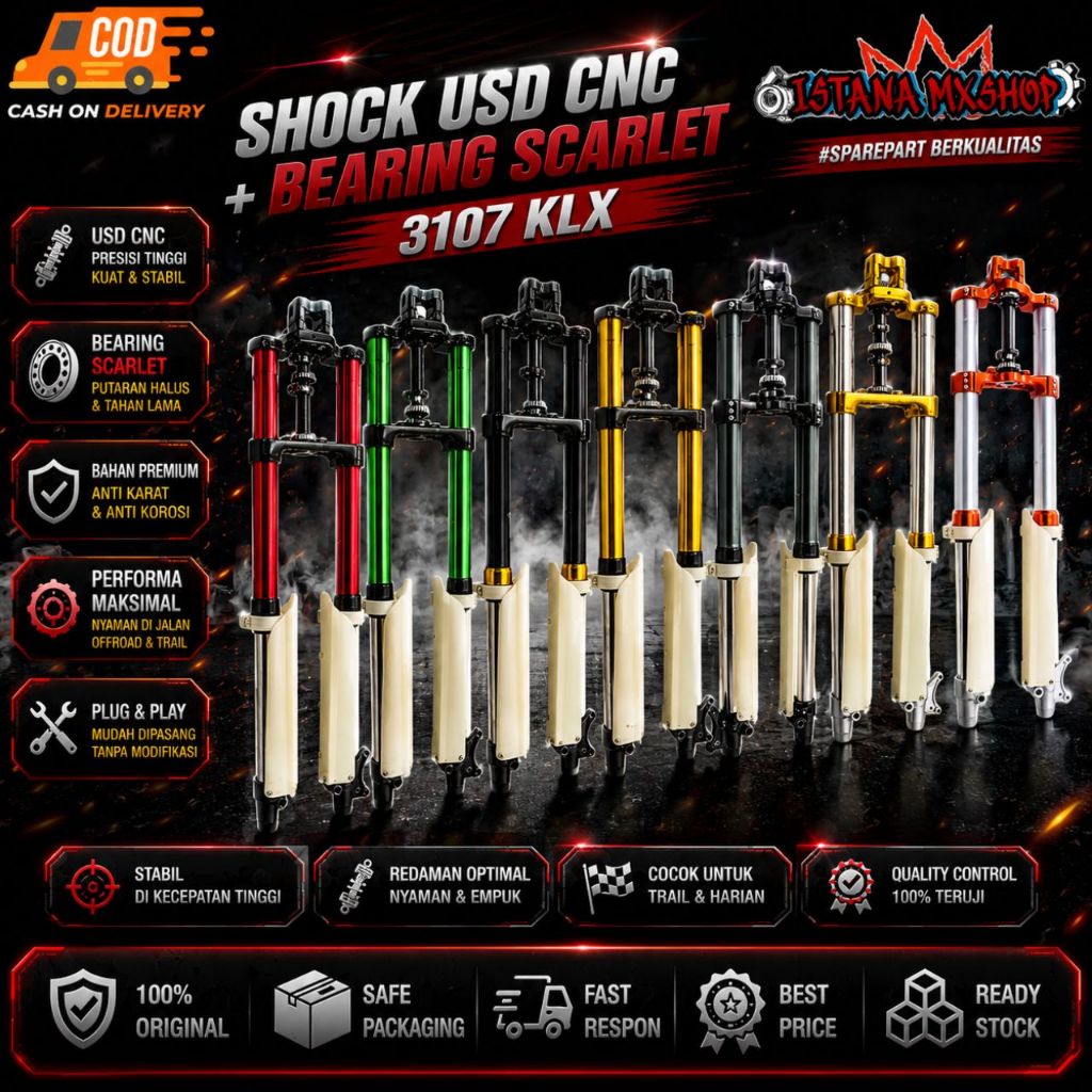 Shock Usd KLX 3107 Bearing Scarlet