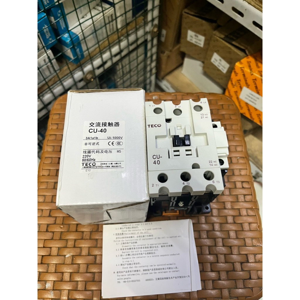CONTACTOR/KONTAKTOR TECO CU-40 60A 220V