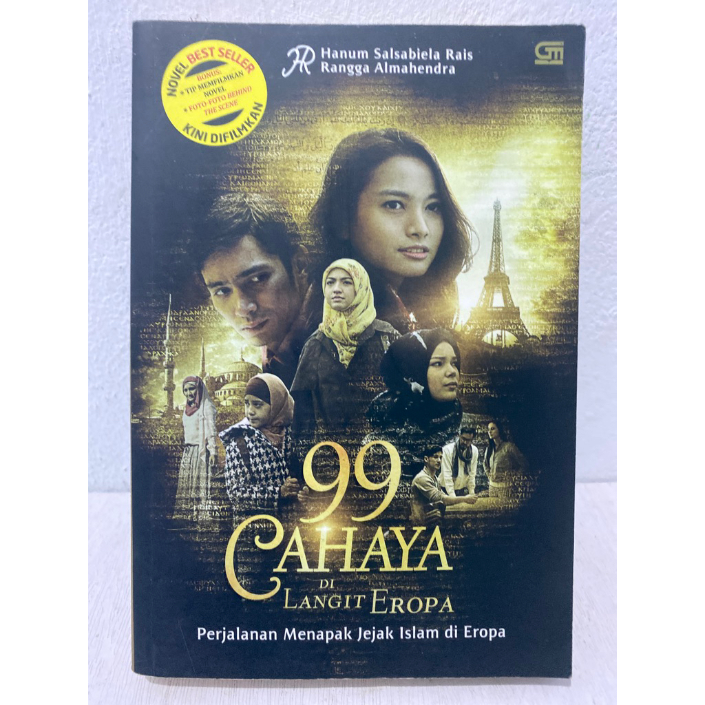 Buku Original 99 CAHAYA DI LANGIT EROPA PERJALANAN MENAPAK JEJAK ISLAM DI EROPA