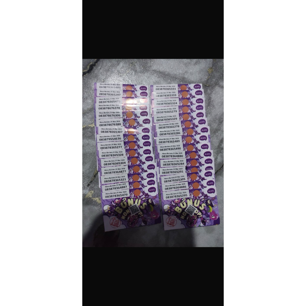 KARTU AXIS 3 GB 30 HARI
