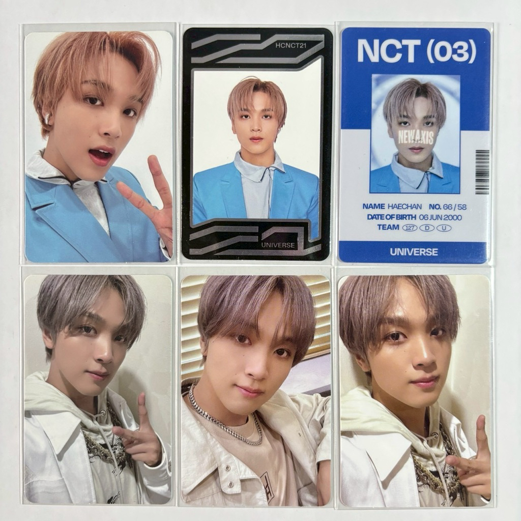 PHOTOCARD HAECHAN UNIVERSE PB UC HAECHAN TC EARTHQUAKE NCT