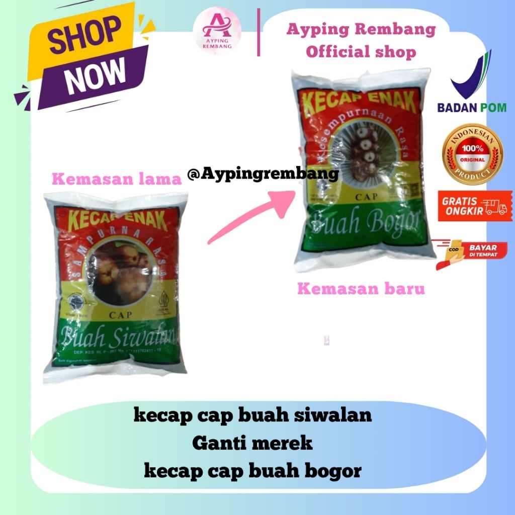 Kecap Cap Buah Siwalan Ganti Merek Kecap Buah Bogor Refil