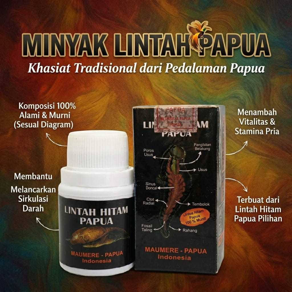Minyak lintah hitam papua obat kuat pria obat kuat tahan lama pria