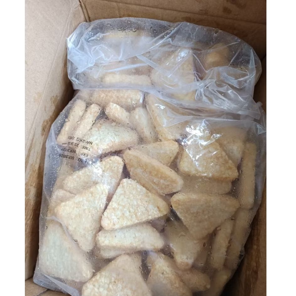 KENTANG HASHBROWN TRIANGLE FROZEN/ KENTANG HASHBROWN SEGITIGA FROZEN 2KG