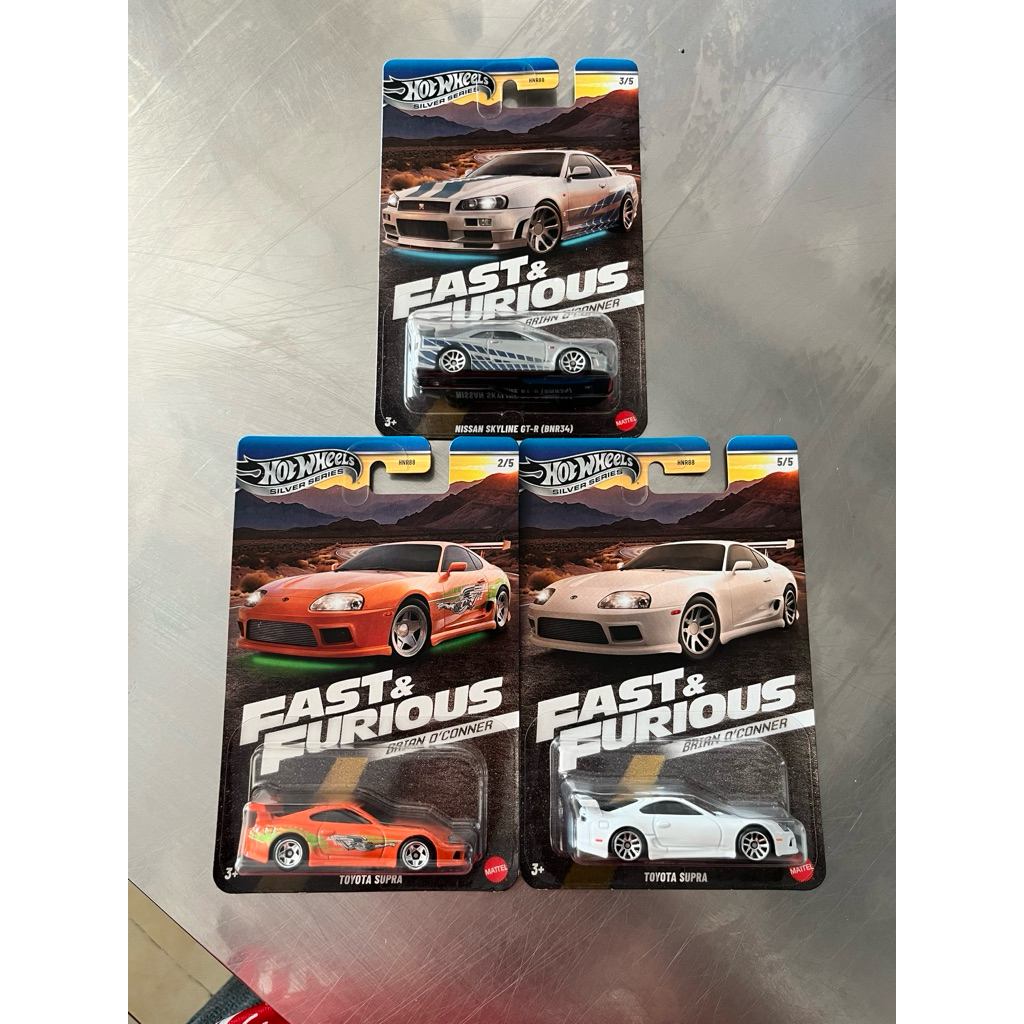 hotwheels fnf brian R34,oren,putih