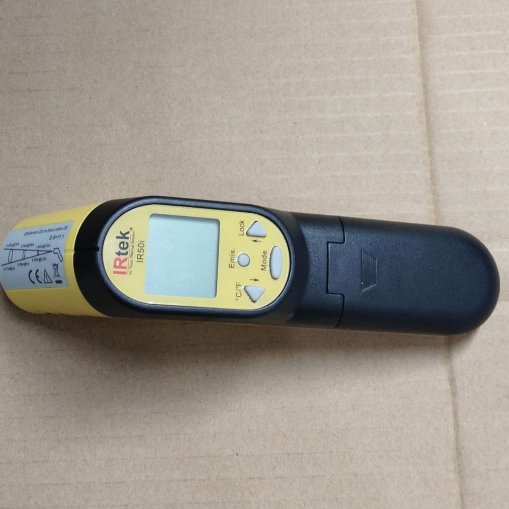 IRTEK IR 50i INFRARED THERMOMETER with Certificate of Calibration