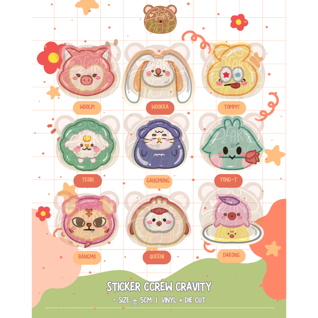 [READY STOCK] Sticker CRAVITY CCREW