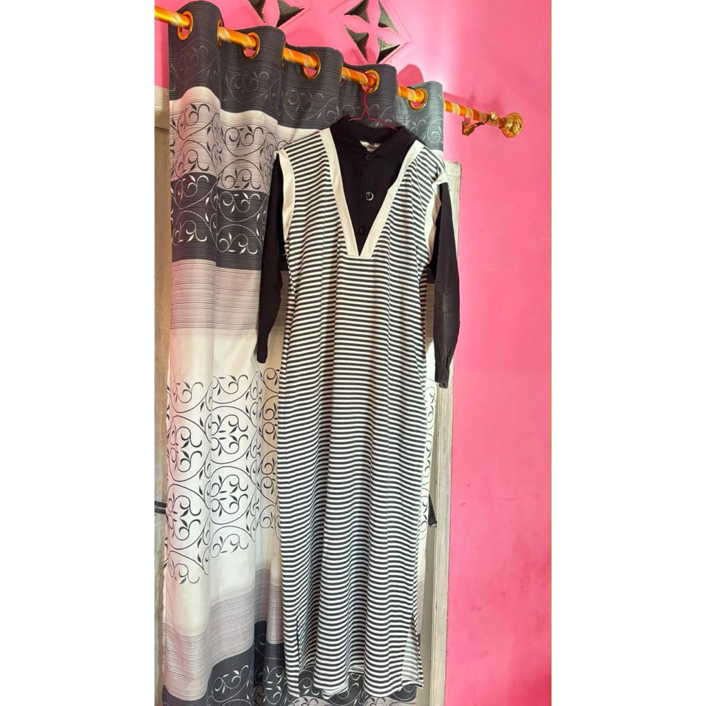 gamis garis-garis