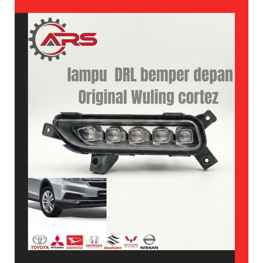 Lampu DRL Wuling Cortez Original SGMW lampu DRL Wuling cortez original kiri kanan bisa cod