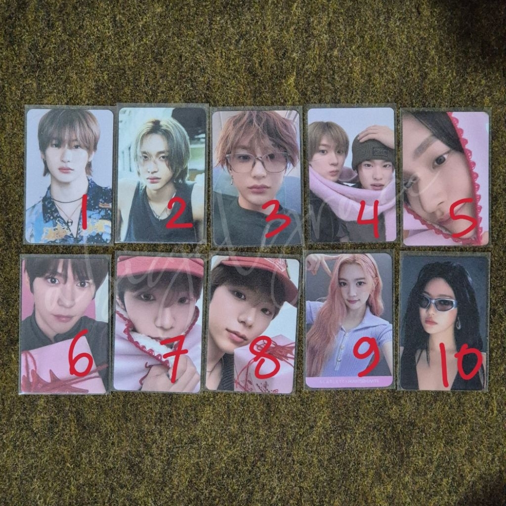 (CLEARANCE SALE) RIIZE AESPA H2H OFFICIAL PHOTOCARD