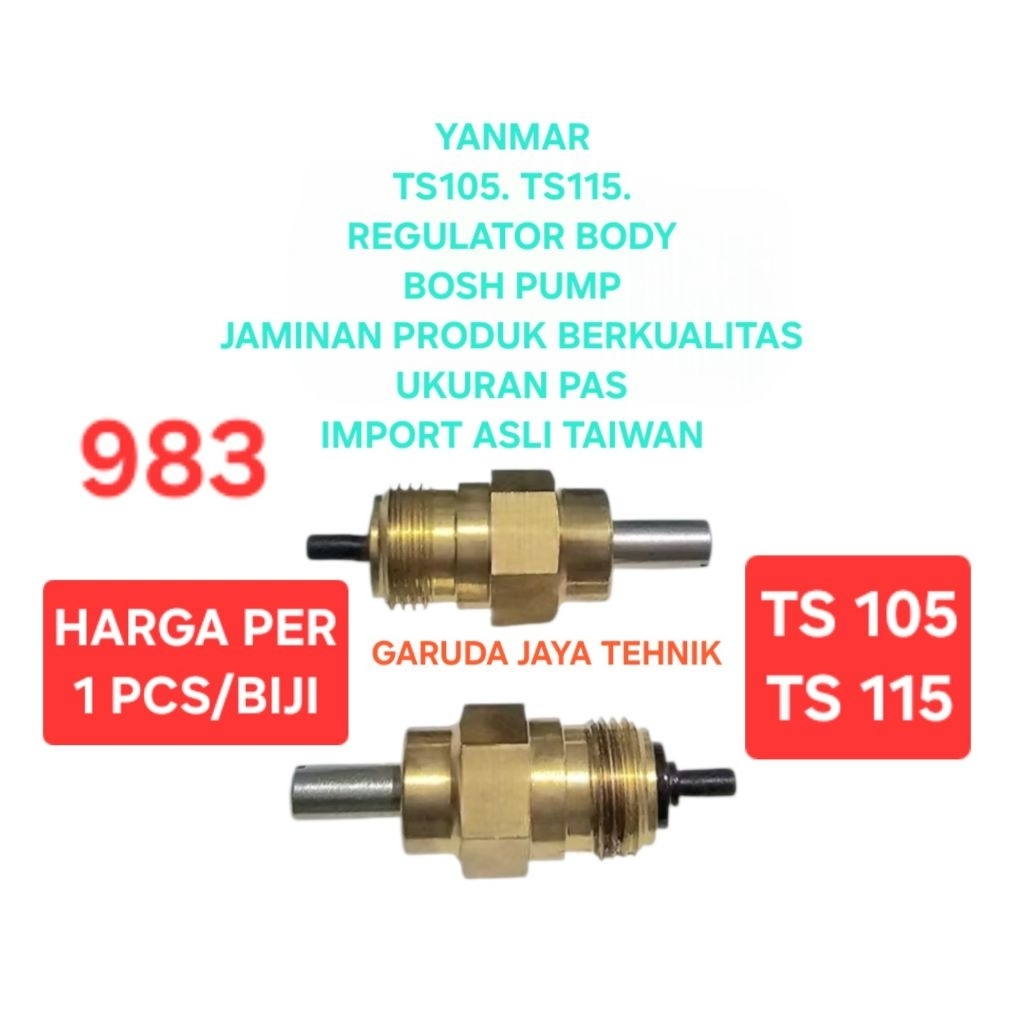 Regulator body bosh pump bospom yanmar TS105 TS115 TS 105 TS 115 Jaminan produk berkualitas import a