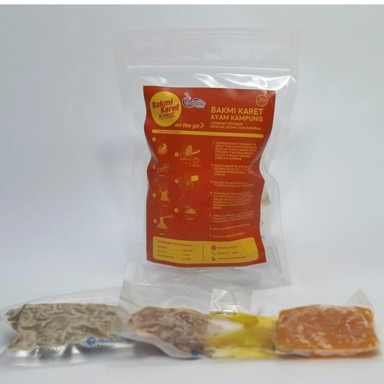 Bakmi Ayam Karet On The Go Frozen by Bakmi Karet Krekot HALAL Bakmi Ayam Karet On The Go Frozen by B