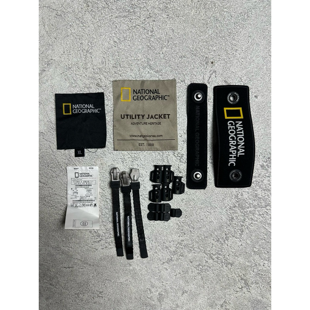 Aksesoris lengkap 100% Original ex Copotan, Tag National Geographic, Patch National Geographic, Kepa