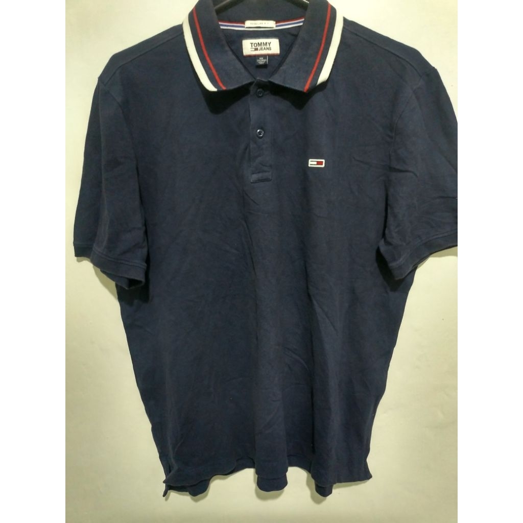 Kaos Kerah Lengan Pendek TOMMY JEANS