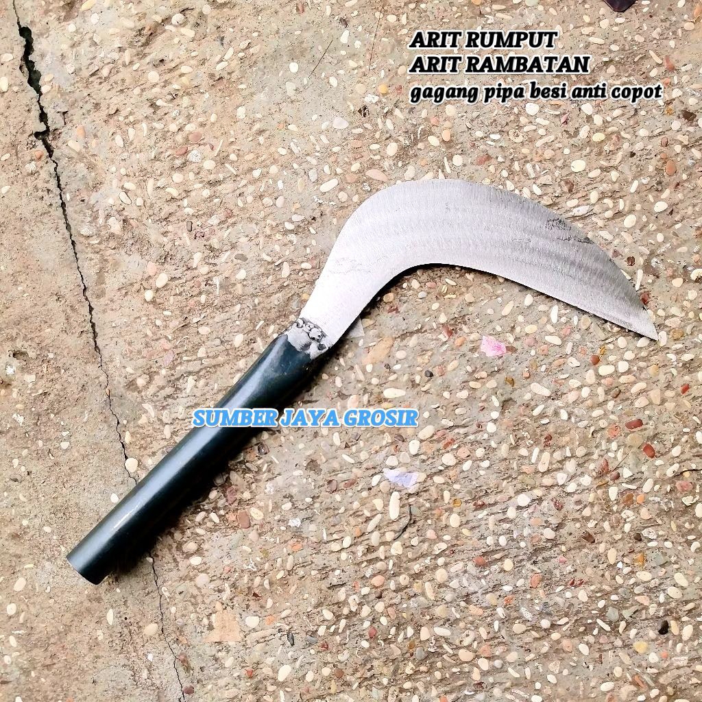 PROMO Alat Berkebun Sabit Aret Bahan Baja Selendang Cocok Untuk Rumput Dan Ranting Kualitas Bagus