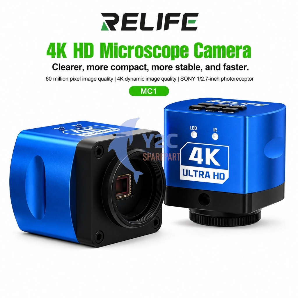 KAMERA DIGITAL RELIFE MC1 4K UNTUK MIKROSKOP HD TRINOCULAR 30FPS / CAMERA MICROSCOPE / ALAT SERVIS S