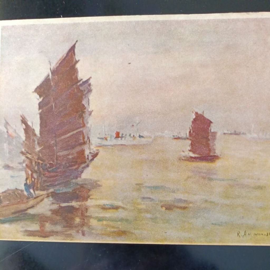 lukisan kertas kuno