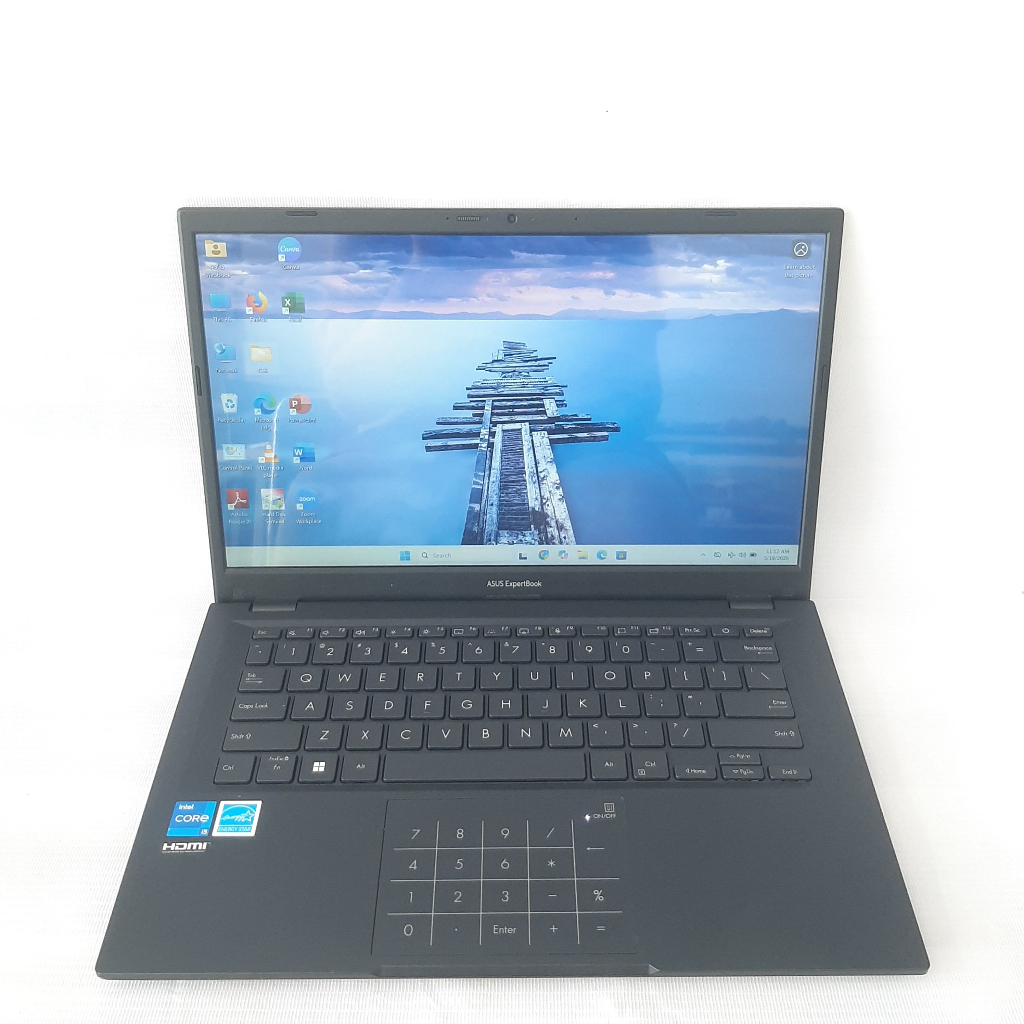 ASUS EXPERTBOOK  B1402CB CORE I5-1235U RAM 8GB NVME 512GB KEYBORD  BACKLIGHT
