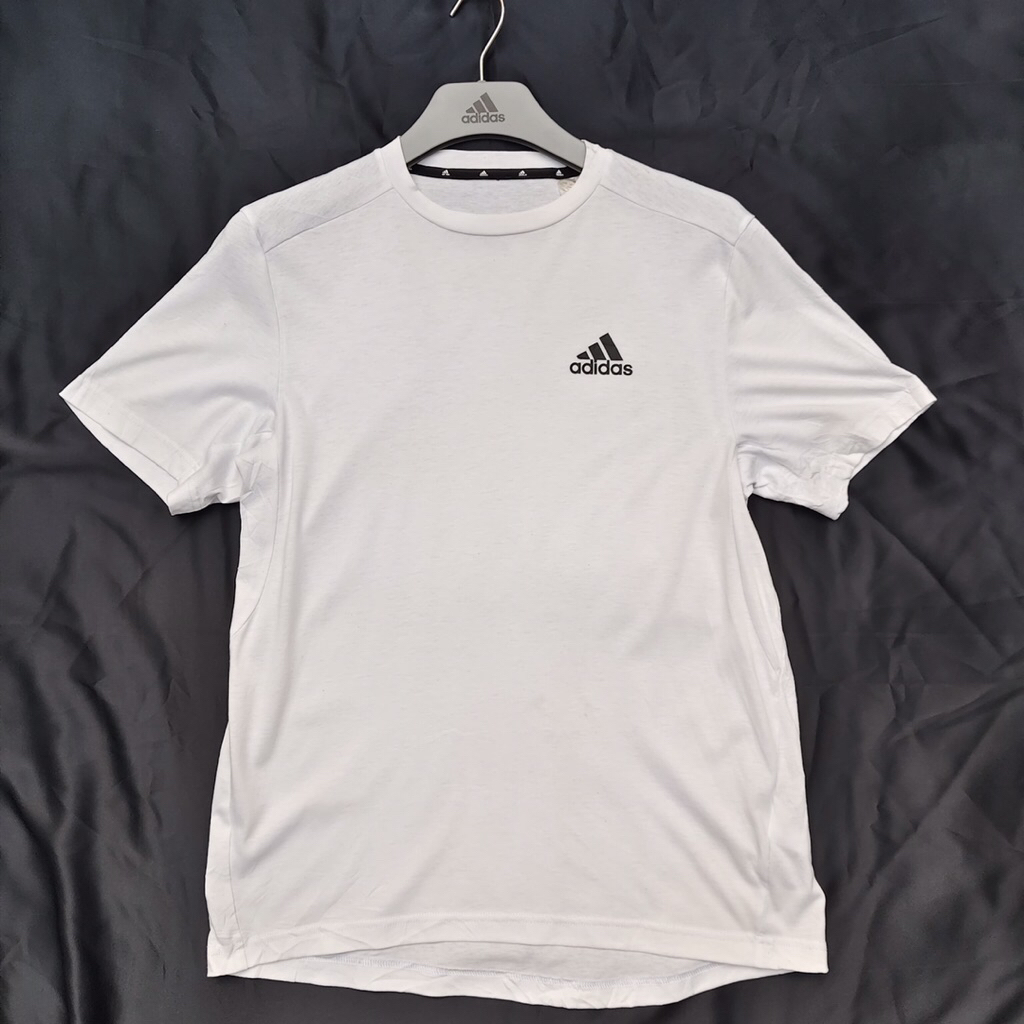 Kaos Olahraga Jersey Adidas putih