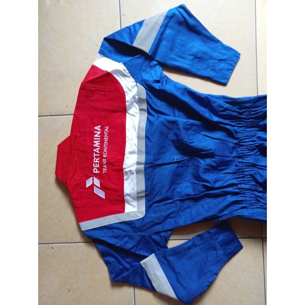 Coverall PERTAMINA TRANS KONTINENTAL BR Shield / BR Flame Shield Original 100%