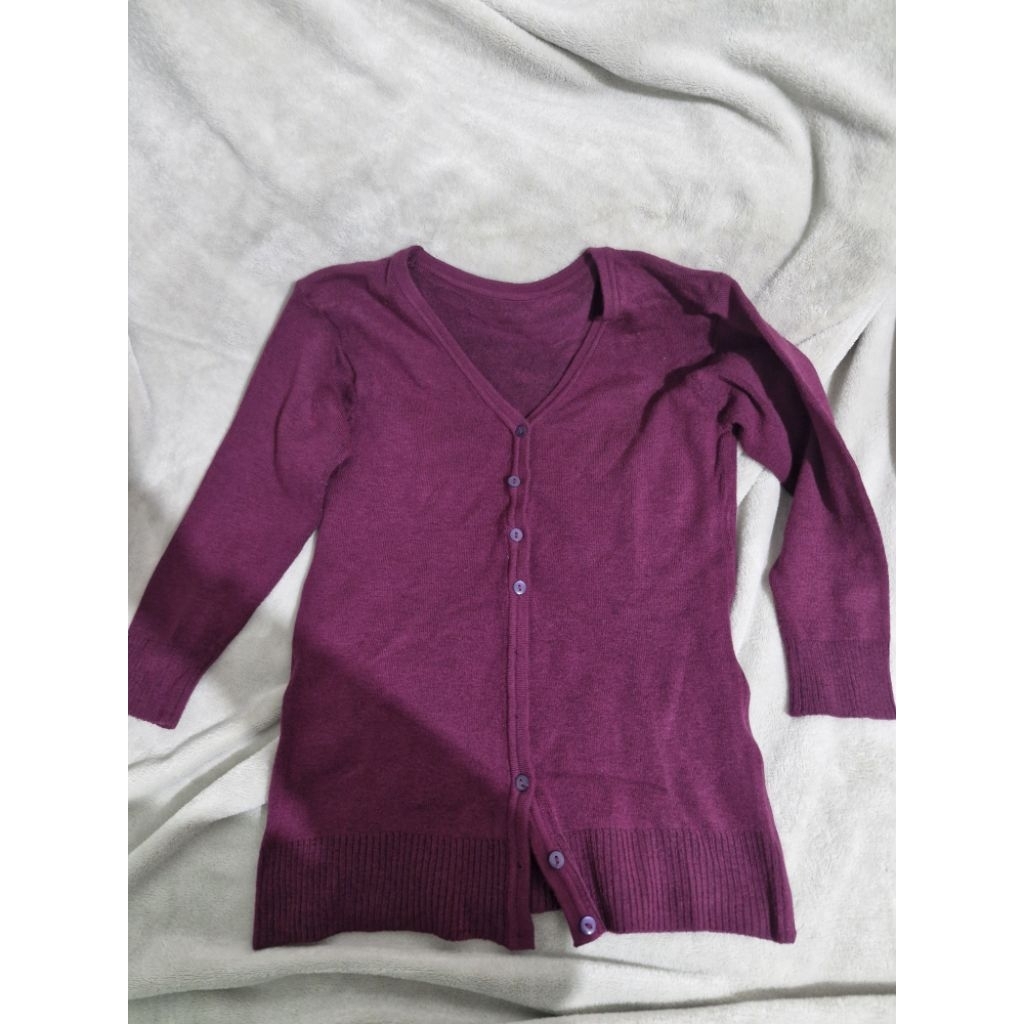 Cardigan magenta